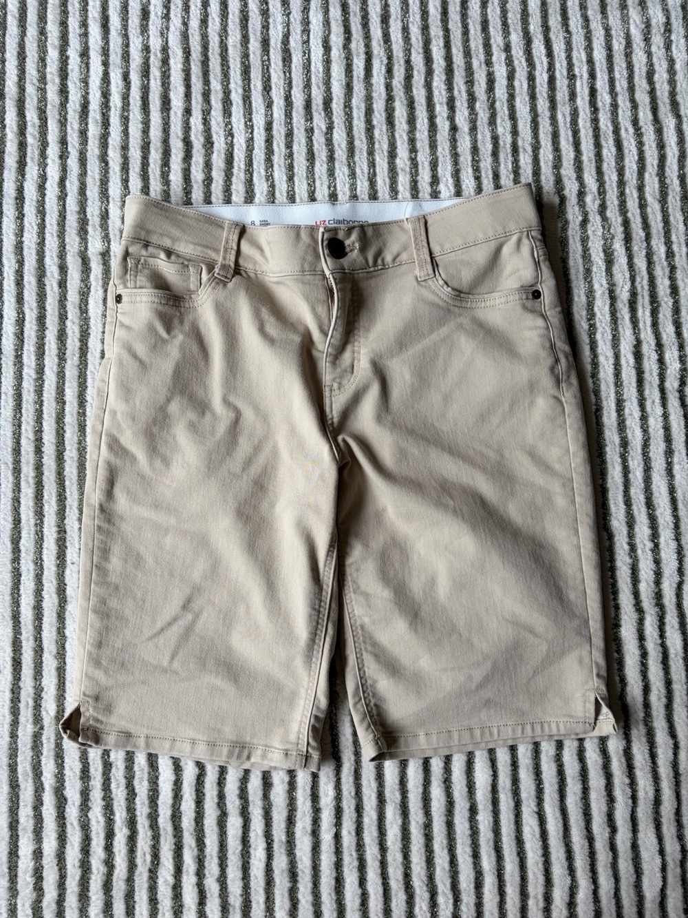 Liz Claiborne Khaki Bermuda Shorts
